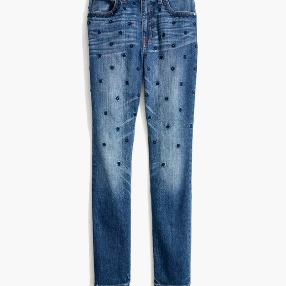 Madewell the high rise slim boyjean beaded edition - Picture 5 of 8